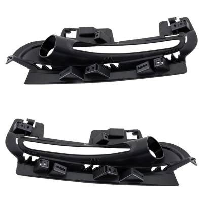 Rareelectrical - New Front Left And Front Right Fog Light Trim Compatible With Jeep Grand Cherokee Srt 2014-2016 By - Image 5