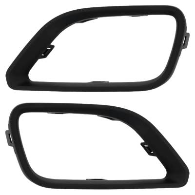 Rareelectrical - New Front Left And Front Right Fog Light Trim Compatible With Jeep Cherokee Limited 4 Cyl 2.4L - Image 2