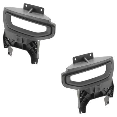 New Front Left And Front Right Fog Light Trim Compatible With Gmc Sierra 1500 Denali 8 Cyl 5.3L