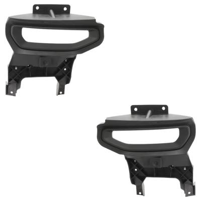 Rareelectrical - New Front Left And Front Right Fog Light Trim Compatible With Gmc Sierra 1500 Denali 8 Cyl 5.3L - Image 2