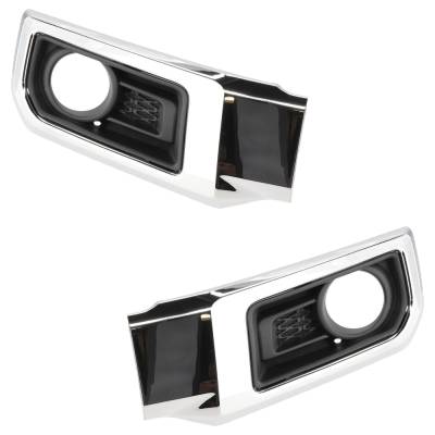 Rareelectrical - New Front Left And Front Right Fog Light Trim Compatible With Toyota 4Runner Sr5 Premium 6 Cyl 4.0L - Image 2