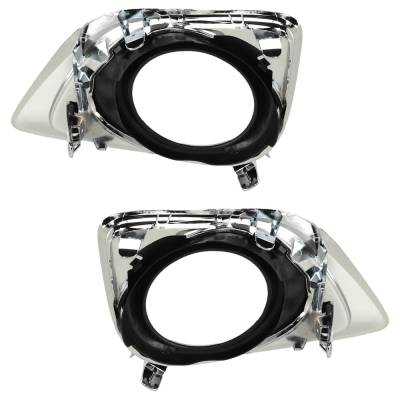 Rareelectrical - New Front Left And Front Right Fog Light Trim Compatible With Toyota Venza Base 4 Cyl 2.7L Venza Awd - Image 6