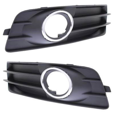 Rareelectrical - New Front Left And Front Right Fog Light Trim Compatible With Audi A3 Base 4 Cyl 2.0L A3 Tdi 4 Cyl - Image 3