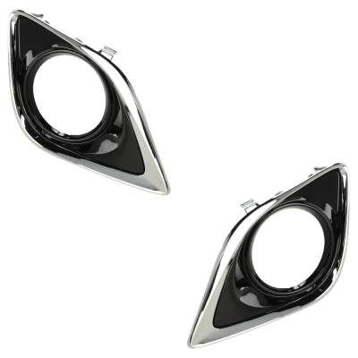 Rareelectrical - New Front Left And Front Right Fog Light Trim Compatible With Toyota Venza Le 4 Cyl 2.7L Venza Awd 4 - Image 2