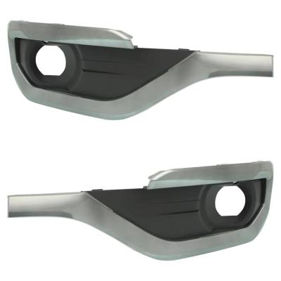 Rareelectrical - New Front Left And Front Right Fog Light Trim Compatible With Gmc Acadia Denali 6 Cyl 3.6L Acadia - Image 2