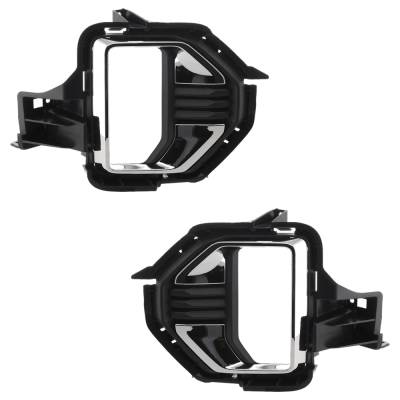 New Front Left And Front Right Fog Light Trim Compatible With Gmc Canyon Denali 4 Cyl 2.8L Canyon