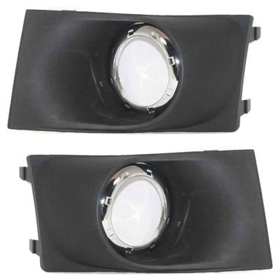 New Front Left And Front Right Fog Light Trim Compatible With Ford Focus Se 4 Cyl 2.0L Focus Sel 4