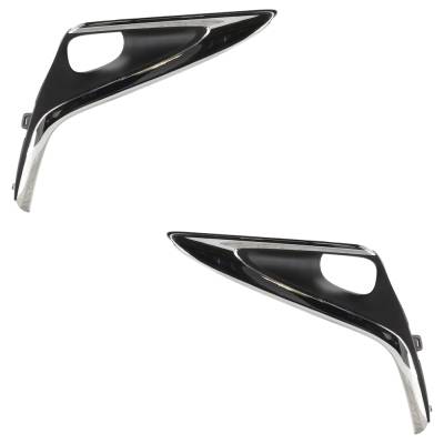 New Front Left And Front Right Fog Light Trim Compatible With Lexus Es300h Base 4 Cyl 2.5L Es350