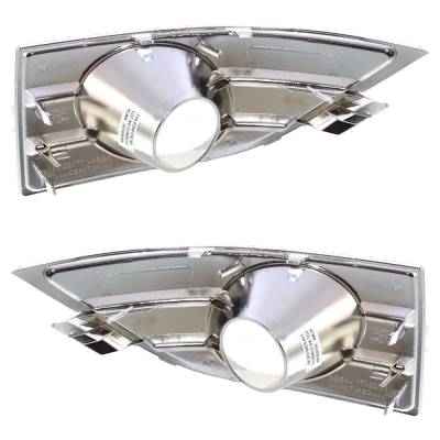 Rareelectrical - Pair Front Fog Light Trim Bezels Compatible With 2008-2009 Ford Taurus Limited 3.5L (08-09) Se 3.5L - Image 4
