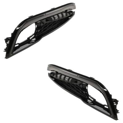 Rareelectrical - New Front Left And Front Right Fog Light Trim Compatible With Honda Civic Lx 4 Cyl 1.8L Civic Se 4 - Image 2