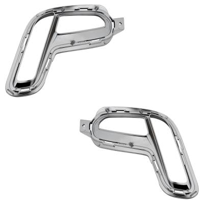 Rareelectrical - New Front Left And Front Right Fog Light Trim Compatible With Dodge Durango Srt 392 8 Cyl 6.4L - Image 4