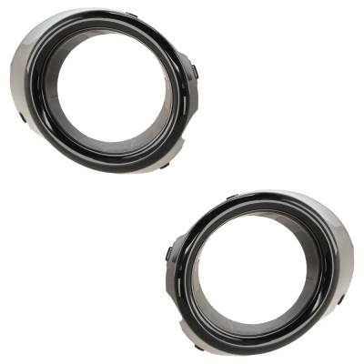 Rareelectrical - New Front Left And Front Right Fog Light Trim Compatible With Honda Civic Si 2013-2015 By - Image 2