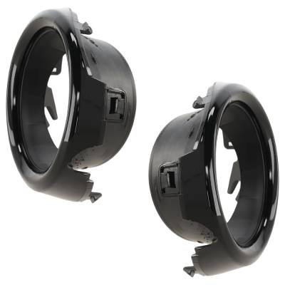 Rareelectrical - New Front Left And Front Right Fog Light Trim Compatible With Honda Civic Si 2013-2015 By - Image 3