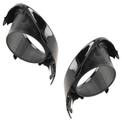 Rareelectrical - New Front Left And Front Right Fog Light Trim Compatible With Honda Civic Si 2013-2015 By - Image 7
