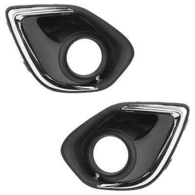 New Front Left And Front Right Fog Light Trim Compatible With Mitsubishi Rvr Gt Outlander Sport Gt
