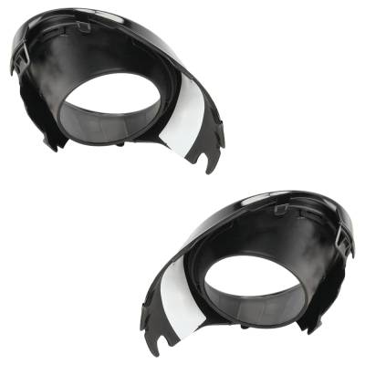 Rareelectrical - New Front Left And Front Right Fog Light Trim Compatible With Honda Civic Si 2013-2015 By Ho1039117 - Image 6