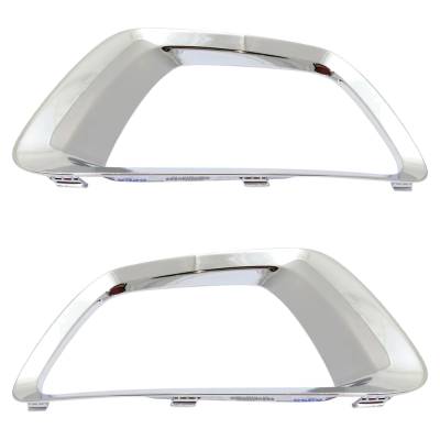 Rareelectrical - New Front Left And Front Right Fog Light Trim Compatible With Chevrolet Colorado Base 4 Cyl 2.5L - Image 1