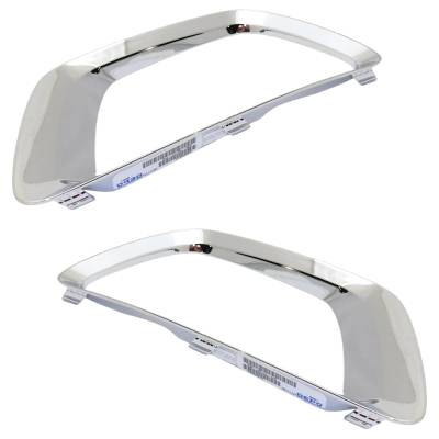 Rareelectrical - New Front Left And Front Right Fog Light Trim Compatible With Chevrolet Colorado Base 4 Cyl 2.5L - Image 2