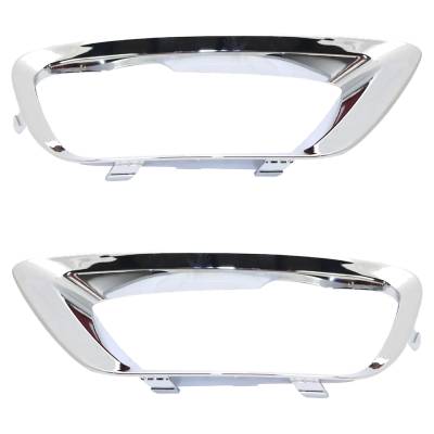 Rareelectrical - New Front Left And Front Right Fog Light Trim Compatible With Chevrolet Colorado Base 4 Cyl 2.5L - Image 4