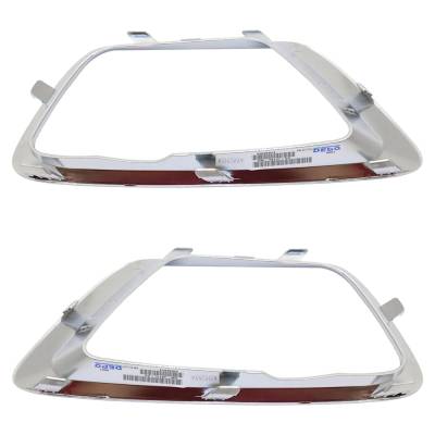 Rareelectrical - New Front Left And Front Right Fog Light Trim Compatible With Chevrolet Colorado Base 4 Cyl 2.5L - Image 5