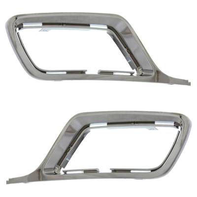 Rareelectrical - New Front Left And Front Right Fog Light Trim Compatible With Lincoln Mkz Base 6 Cyl 3.5L Mkz Hybrid - Image 3