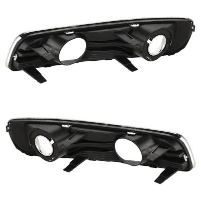 Rareelectrical - New Front Left And Front Right Fog Light Trim Compatible With Chrysler 300 Base 300 C 2011-2014 By - Image 5