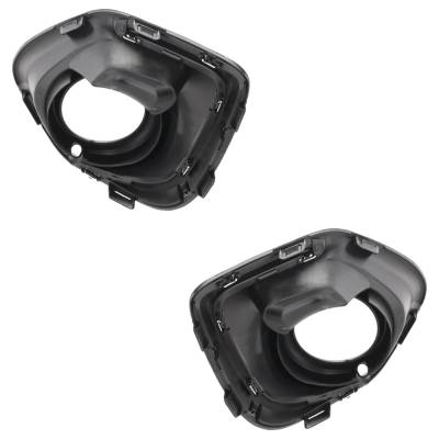 Rareelectrical - New Front Left And Front Right Fog Light Trim Compatible With Mitsubishi Outlander Sport Se Rvr Se - Image 6
