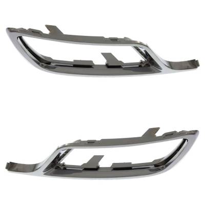 Rareelectrical - New Front Left And Front Right Fog Light Trim Compatible With Lincoln Mkz Base 6 Cyl 3.5L Mkz Hybrid - Image 4
