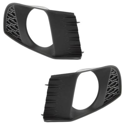 Rareelectrical - New Front Left And Front Right Fog Light Trim Compatible With Dodge Charger Se Charger R/T Road & - Image 2