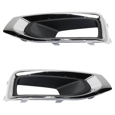 Rareelectrical - New Front Left And Front Right Fog Light Trim Compatible With Gmc Yukon Denali 8 Cyl 6.2L Yukon Sle - Image 4