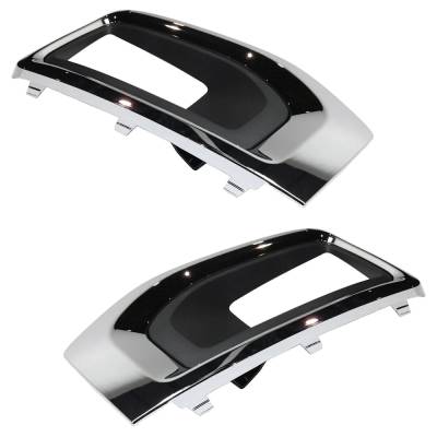 Rareelectrical - New Front Left And Front Right Fog Light Trim Compatible With Gmc Yukon Sle 8 Cyl 5.3L Yukon Slt 8 - Image 2
