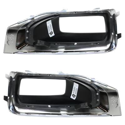 Rareelectrical - New Front Left And Front Right Fog Light Trim Compatible With Gmc Yukon Sle 8 Cyl 5.3L Yukon Slt 8 - Image 5