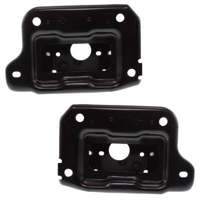 Front Bumper Bracket Pair Compatible With 2009-2014 Nissan Maxima Sv (09-14) S (09-14) Steel