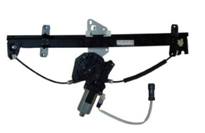 New Rear Passenger Side Window Regulator With Motor Compatible With 2000-2004 Dodge Dakota Quad Cab