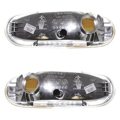 Rareelectrical - Halogen Turn Signal Light Assembly Right Left Pair Compatible With 1998-2005 Vw Beetle Glx Sport - Image 4