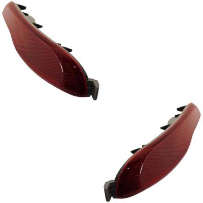 Rareelectrical - Rear Reflector Assembly Right Left Pair Compatible With 2014-2018 Jeep Cherokee Latitude Overland - Image 3