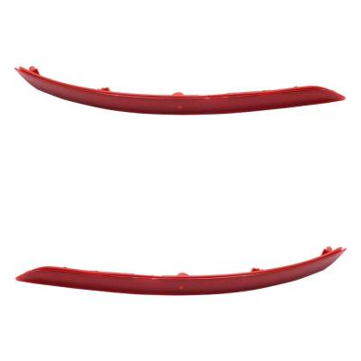 Rear Bumper Reflector Assembly Right Left Pair Compatible With 2017-2018 Hyundai Elantra Value