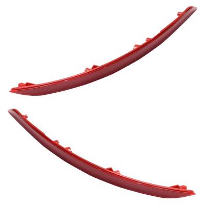 Rareelectrical - Rear Bumper Reflector Assembly Right Left Pair Compatible With 2017-2018 Hyundai Elantra Value - Image 2