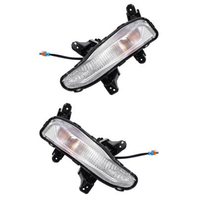 Rareelectrical - Halogen Turn Signal Light Assembly Right Left Pair Compatible With 2019-2020 Kia Optima S Sedan - Image 3