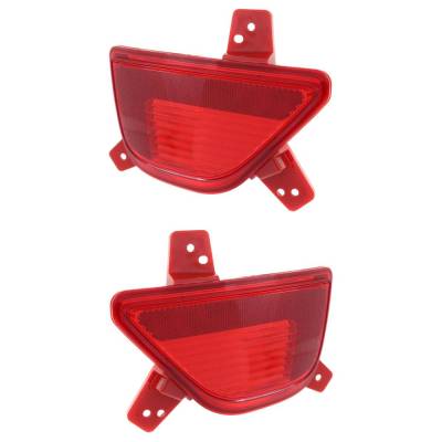 Rareelectrical - Rear Reflector Assembly Right Left Pair Compatible With 2017-2022 Chevrolet Trax Premier 1.4L I4 - Image 3