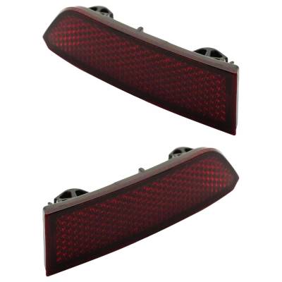 RAREELECTRICAL - Reflector Assembly Right Left Pair Outer Compatible With 2018-2024 Volkswagen Tiguan Sel R-Line - Image 2