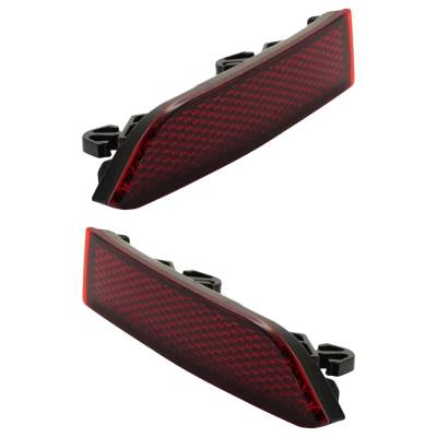 RAREELECTRICAL - Reflector Assembly Right Left Pair Outer Compatible With 2018-2024 Volkswagen Tiguan Sel R-Line - Image 3
