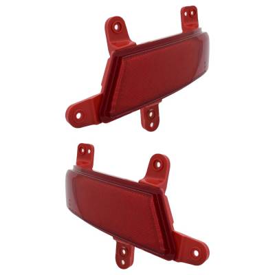 Rareelectrical - Rear Reflector Assembly Right Left Pair Compatible With 2013-2016 Hyundai Santa Fe Limited Gls 3.3L - Image 3
