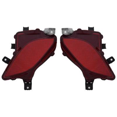 RAREELECTRICAL - Reflector Light Assembly Right Left Pair Compatible With 2020-2026 Toyota Highlander Xse Highlander - Image 2