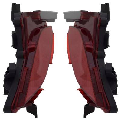 RAREELECTRICAL - Reflector Light Assembly Right Left Pair Compatible With 2020-2026 Toyota Highlander Xse Highlander - Image 5