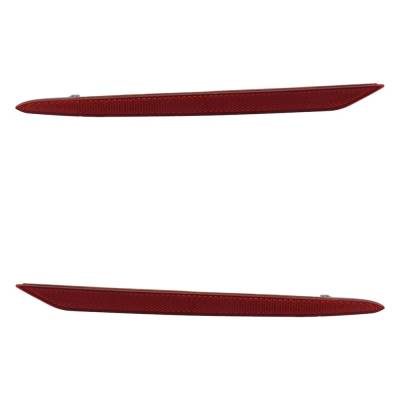 RAREELECTRICAL - Reflector Light Assembly Right Left Pair Compatible With 2019-2020 Ford Fusion Sport Fusion Se - Image 1