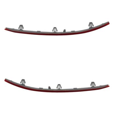 RAREELECTRICAL - Reflector Light Assembly Right Left Pair Compatible With 2019-2020 Ford Fusion Sport Fusion Se - Image 2