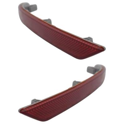 RAREELECTRICAL - Reflector Light Assembly Right Left Pair Compatible With 2019-2020 Ford Fusion Sport Fusion Se - Image 3