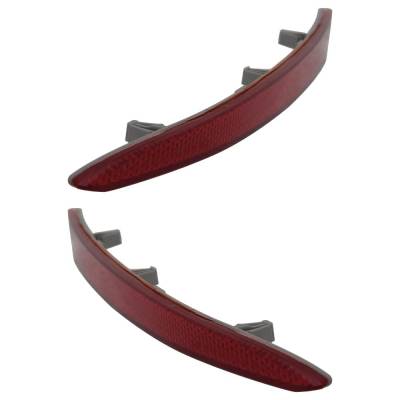 RAREELECTRICAL - Reflector Light Assembly Right Left Pair Compatible With 2019-2020 Ford Fusion Sport Fusion Se - Image 4