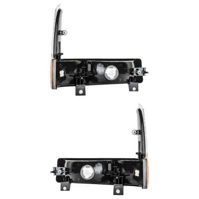 Rareelectrical - Halogen Parking Light Assembly Right Left Pair Compatible With 2002-2004 Ford F-350 F-450 F-550 - Image 2